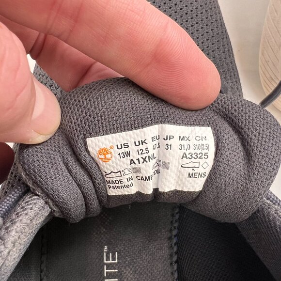 Timberland Hoverlight Gray Knit Sneakers COMFORTABLE - Picture 6 of 6